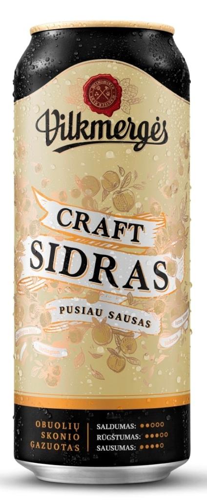 Prekės ženklas: Vilkmergės CRAFT SIDRAS PUSIAU SAUSAS